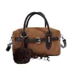 Bolso de Bowling de Bloques de Color de Moda de Alto Valor para Mujer, Bolso de Hombro Único Cruzado, Nuevo Casual de Otoño 2026, Bolso de Mano con Temperamento