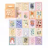Serie de Caja de Pegatinas de la Oficina de Correos Flor de Momo Plantas y Flores Pegatinas para Decoración de Diario 46 Piezas Incluidas