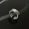 Anillo de Perla Enredadera Estilo Japonés y Coreano para Mujer, Moda Vintage, Anillo Abierto Geométrico Irregular para Dedo Índice