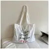 2026 Bolso de Hombro Único Estilo Coreano Nuevo para Mujer, Bolso de Lona de Gran Capacidad, Estilo Elegante y Casual, Adecuado para el Trabajo y los Viajes Diarios, Bolso Tote de Nicho