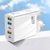 Carregador de celular PD65W 5V3.1A PD 3USB carregador de viagem multiporta adaptador de cabeça de carregamento de 65W