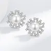 Moda Coreana e Japonesa Luxo Leve Design de Nicho Ins Estilo Minimalista Brincos de Zircônia de Luxo Leve para Mulheres Brincos Simples Longos de Pérola
