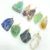 Venda Quente Transfronteiriça Ágata Natural Cristal Enrolado Irregular Grande Pingente de Pedra Original Acessórios para Pingente de Colar DIY