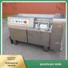 Máquina de corte de carne fresca ligeiramente congelada Máquina de corte em cubos de peito de boi de fígado de porco Peito de frango Equipamento de corte em cubos de carne picada