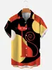 Camisa casual de manga curta solta confortável listrada xadrez 2024 nova quente camisa polo fir para homens atacado