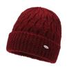 Gorros al por mayor para mujeres de mediana edad y mayores 2025 Invierno Nuevo estilo Gruesos Gorros de punto con forro polar cálido para madres y abuelas