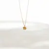 Collar de Acero de Titanio con Animales Marinos Tortuga Cangrejo para Mujer Moda Cola de Pez Ballena Delfín Flor Cadena para Clavícula Accesorios Europeos y Americanos