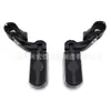 Pedal de Pie Modificado para Motocicleta Soporte de Pie Modificado Parachoques Adecuado para Tubo de 1-1/4 pulgadas