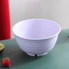 Conjunto de Louça de Palha de Trigo Pratos Simples Criativo Casa Tigela de Arroz Infantil Sobremesa Macarrão Instantâneo Tigela Grande de Plástico