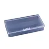 Caja de Almacenamiento Rectangular Transparente Plástico PP Cerrable Caja Vacía Caja de Muestras Caja de Herramientas de Empaque para Componentes de Ferretería
