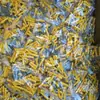 Fabricante Parafuso de Expansão de Plástico Tubo de Expansão Ancoragem Pregos Fixos Pequeno Croaker Amarelo Plugue de Expansão Especial para Placa de Gesso Parafuso de Expansão de Plástico