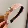 Faixa de cabelo xadrez infantil, novo modelo 2026 para bebês, presilha de cabelo com alta pressão na coroa para meninas, faixa de cabelo antiderrapante, que não aperta