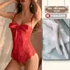 Lencería Sexy para Entrenar Pechos Pequeños, Tentación Sexy de Encaje, Transparencia Provocativa, No Necesitas Quitarte el Pijama en la Cama, Traje de Pasión para Mujer