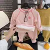 Conjunto Infantil Quente de Lã e Seda Antibacteriano 10A Outono Blusa e Calça Amigo da Pele Roupa de Casa Artefato de Calor
