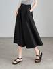 Verão Nova Moda Retro Cintura Alta Frouxo Emagrecimento Elegante Dose Casual Japonês Mid-Length A-Line Saia