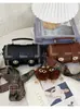 Bolso de Mano para Mujer de Moda Retro Estilo Occidental 2025 Nuevo Primavera y Verano Hebilla de Cinturón Bolso de Hombro Bolso Cruzado de Moda