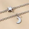 Europa e Estados Unidos moda nova transfronteiriça estrela lua pingente corrente de cintura simples estilo frio sexy cintura dupla