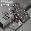Estilo INS Coreano Japonês Rústico Tela Cheia Flores Pequenas GalaxyS26 Ultra-fino Transparente Capa S25plus Capa de Celular para Meninas