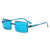 Nuevas Gafas de Sol Sin Marco de Moda Transfronteriza Europeas y Americanas Personalizadas Modernas Populares en Internet Sesión de Fotos Callejera Protector Solar Gafas de Sol Versátiles