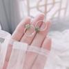 Jade de Hetian plata de ley 925 aretes de plata para mujer 2022 nuevos aretes de moda aretes pequeños aretes creativos antiguos