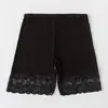 Fornecimento Exclusivo Transfronteiriço Europeu e Americano de Shorts de Segurança Plus Size com Renda, Shorts Modal Justos Tamanho Extra Anti-Exposição