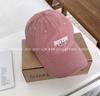 Chapéus Adequados para Rostos Redondos, Aba Larga, Boné de Baseball Boston, Boné com Aba Estilo Americano, Proteção Solar, Respirável, Proteção UV, Com Letras, Versátil