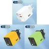 Cargador Rápido Transfronterizo de Nitruro de Galio de 80W Adecuado para Android y Apple Cabezal de Carga Doble Puerto A+C Cargador para Teléfono Móvil
