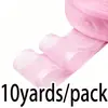 Listón de Gasa Nieve de Borde Ancho de 40 mm Listón Decorativo de Flores Embalaje de Cajas de Regalo Lazo para Pastel Cinta de 4 cm en Stock Paquete de 9 m