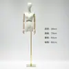 Loja de Roupas Adereços de Modelo Exibição em Janela Meio Corpo Feminino Suporte de Manequim Corpo Humano Falso Modelo Suporte Manequim Roupas Femininas