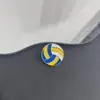 Versión Coreana del Nuevo Broche de Artículos Deportivos de Dibujos Animados Fútbol Baloncesto Aleación Pintura Ramillete Estudiante Bolsa de Mezclilla Pin de Solapa