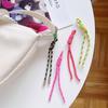 Cordón para teléfono móvil con forma de dopamina, llavero con cámara a color, pulsera antipérdida, cuerda para taza de agua, cordón corto tejido