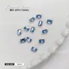 Joias para Unhas Artísticas de Açúcar Rochoso Diamantado Retangular Ângulo Reto Fundo Pontiagudo Diamante Quadrado Cubo de Gelo de Açúcar Pedras Strass para Unhas de Vidro Atacado Strass de Cristal