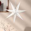 Decoración de estrella de siete puntas hueca tridimensional de venta caliente en línea, accesorios de decoración de linterna para ventana de techo, apertura de hotel y centro comercial