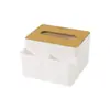 Caja de pañuelos, soporte de pañuelos de escritorio para uso doméstico, mesa de centro de sala de estar, caja de almacenamiento de servilletas multifuncional creativa de lujo de alta gama