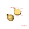 Colgante de Acero Inoxidable Transfronterizo Multiestilo de Presión de Aceite Simple DIY Moda Collar Pulsera Pendientes Accesorios Mayoreo