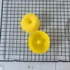 Molde de Silicone Preto para Pudim com Rosca, Formato de Cupcake, Doce, Gelatina, Bolo, Mousse, Saia - Molde para Pudim