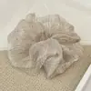 2026 Scrunchie Vintage Otoño-Invierno Estampado de Leopardo para Mujer, Marrón Melard, Goma para el Cabello Grande de Alta Calidad, Accesorio para el Cabello