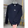 Nova blusa de moletom masculina de outono com gola redonda e mangas compridas, moderna e versátil, camiseta básica casual esportiva, moderna e estilosa para homens
