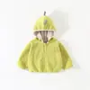 Chamarra con Capucha de Coral para Bebé Ropa de Invierno 26 Otoño Invierno Nuevas Llegadas Niños Niñas Bebés Niños Dibujos Animados Cálido Superior Moderno