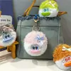 Chaveiro de Boneca Fofa e Fofa Brinquedo de Algodão Brinquedo de Pelúcia Pingente de Bolsa de Boneca Ornamento Pendurado Desenho Animado Feio-Bonito Presente