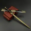 Espada de Estilo Antiguo Espada del Rey Yue Gou Jian Espada Ruyi Espada de Qin Shihuang Espada Arma Antigua Modelo Coleccionable Hoja Sin Abrir