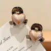 Exquisitos pasadores pequeños con forma de lazo, adecuados para cabello fino, pinzas de tiburón de clip medio, pasadores dulces para flequillo de lado, horquillas y accesorios para el cabello para mujeres