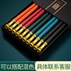 Palillos nuevos Yousheng Meidi Shuang Shihui Palillos familiares Palillos de aleación de viento rojo de Internet de oro verde oscuro Transmisión en vivo en casa