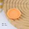 Mini prato de ratã para simulação, bandeja de frutas, modelo, prato para doces, prato de sobremesa, adereços para casa de criança