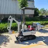 Exportado a Rusia: Excavadora pequeña para trituración de ingeniería, excavación de tierra doméstica, excavadora para huertos y invernaderos