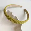 Nueva Diadema Maillard Otoño e Invierno para Mujer Estilo Occidental de Gama Alta Moda Diadema Superior Craneal Pinza para Lavarse la Cara Recogido de Cabello Tocado