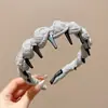 Faixa de cabelo antiderrapante com dentes estilo francês para mulheres, adequada para maquiagem e lavar o rosto, uso diário, presilha alta para cabelo, acessório de cabelo