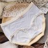 805 simples e confortável modal pequeno fresco cintura baixa renda roupa íntima feminina fofa