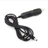 Plugue de isqueiro de carro 12V24V para DC macho 5.5*2.1mm carregador de carro cabo de alimentação de carro