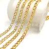 Cadena de aluminio lote flor cadena de molienda accesorios de joyería DIY cadena de collar pulsera ropa cadena de equipaje cadena de retención de color fabricantes al por mayor
